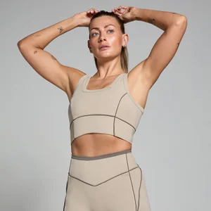 Tempo 節奏系列 女士對比紋理運動內衣 - 喀什米爾 - Size XS