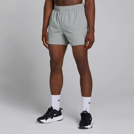 男士機織 13cm 訓練短褲 - 暴風灰