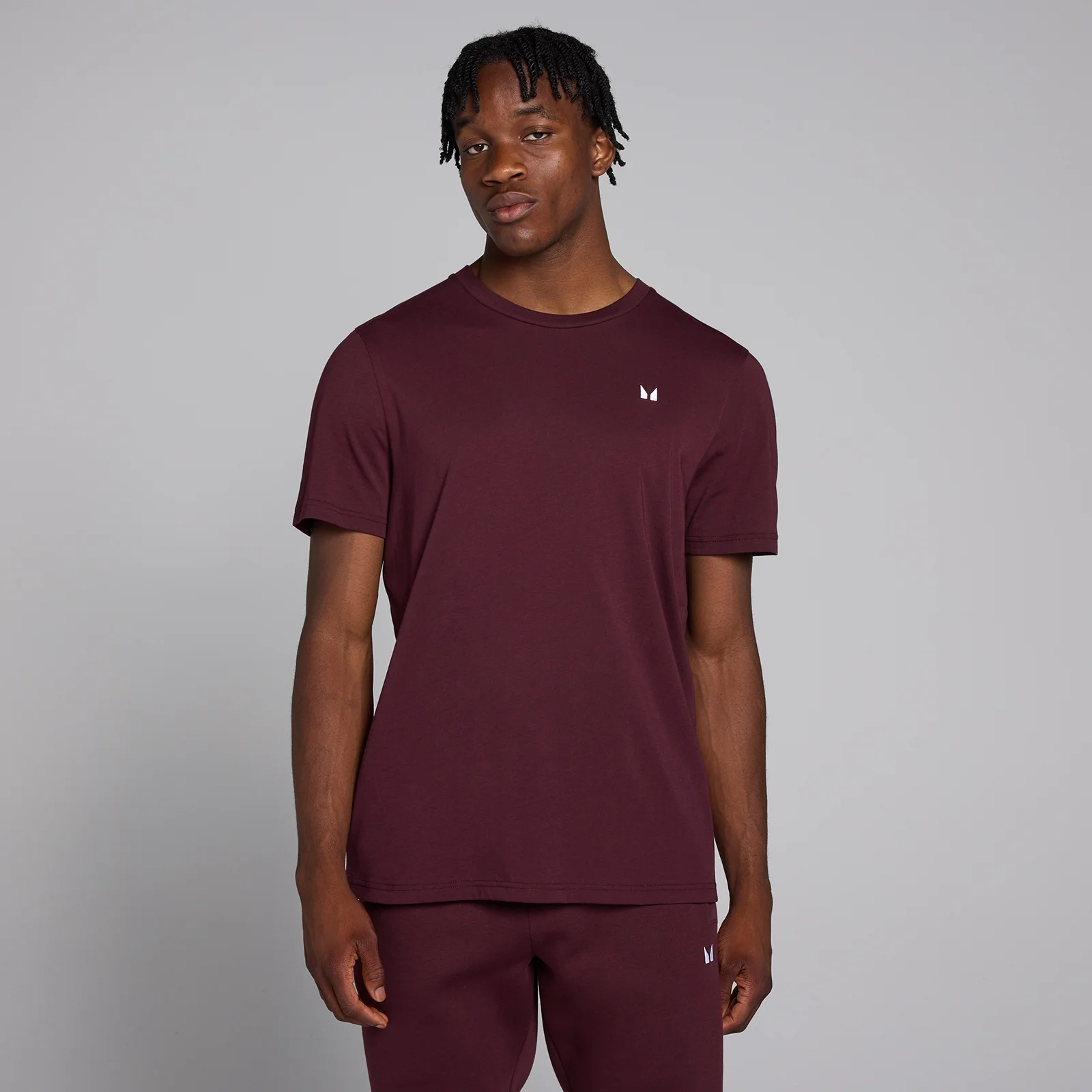 Rest Day 男士短袖 T 恤 - 深莓紅 - XXL 圖片 1