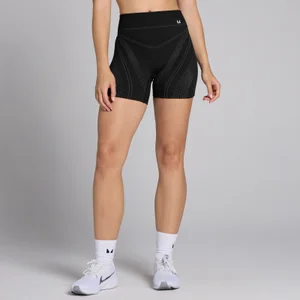 Tempo 節奏系列 女士無縫線性短褲 - 黑 - Size L
