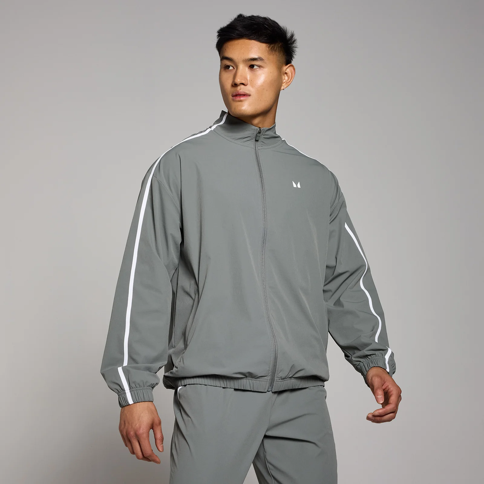 Tempo 節奏系列 男士滾邊機織外套 - 岩灰 - XS 圖片 1