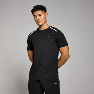 Tempo 節奏系列 男士滾邊 T 恤 - 黑 - Size XS