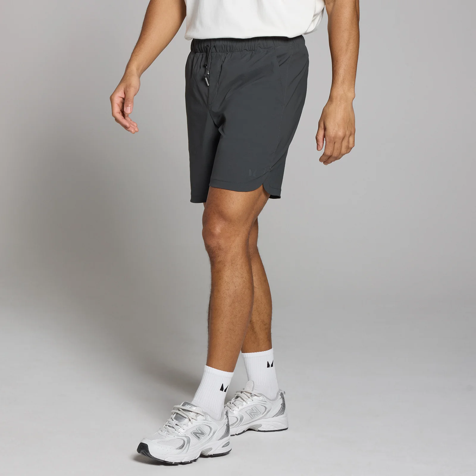 Lifestyle 生活風尚系列 男士機織短褲 - 水洗黑 - XS 圖片 1