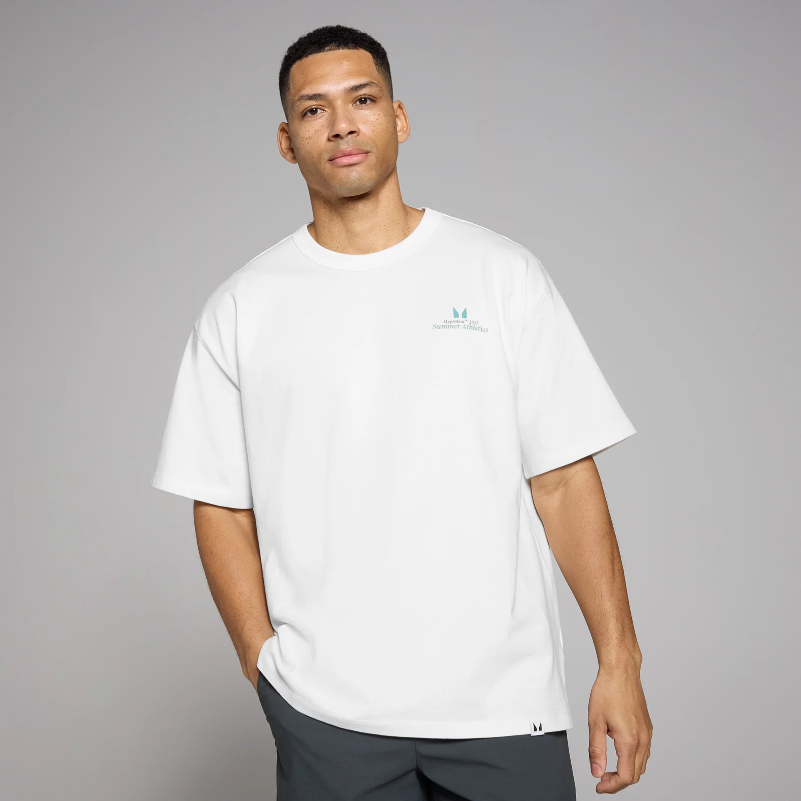 Lifestyle 生活風尚系列 設計圖樣 T 恤 - 復古白 - XXS-XS 圖片 1