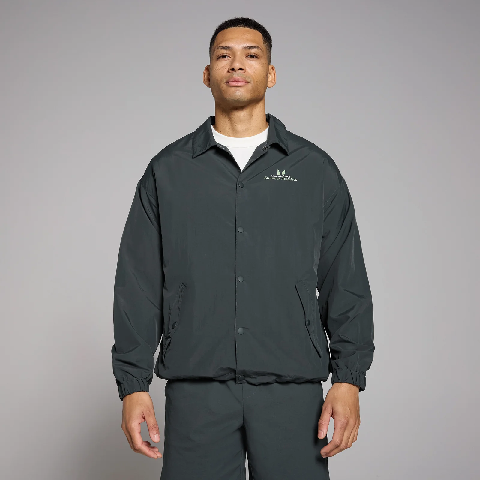 Lifestyle 生活風尚系列 男士機織外套 - 水洗黑 - XS 圖片 1