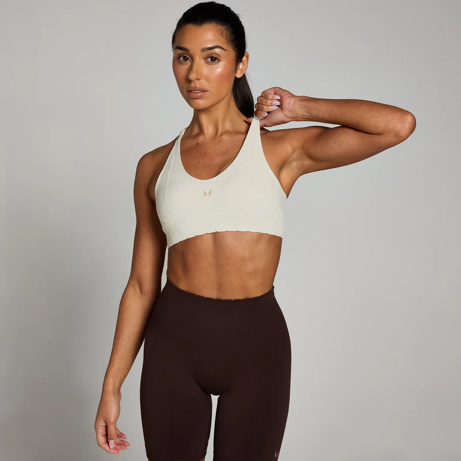 Tempo Ultra 極致節奏系列 女士無縫運動內衣 - 霧灰 - XS 圖片 1