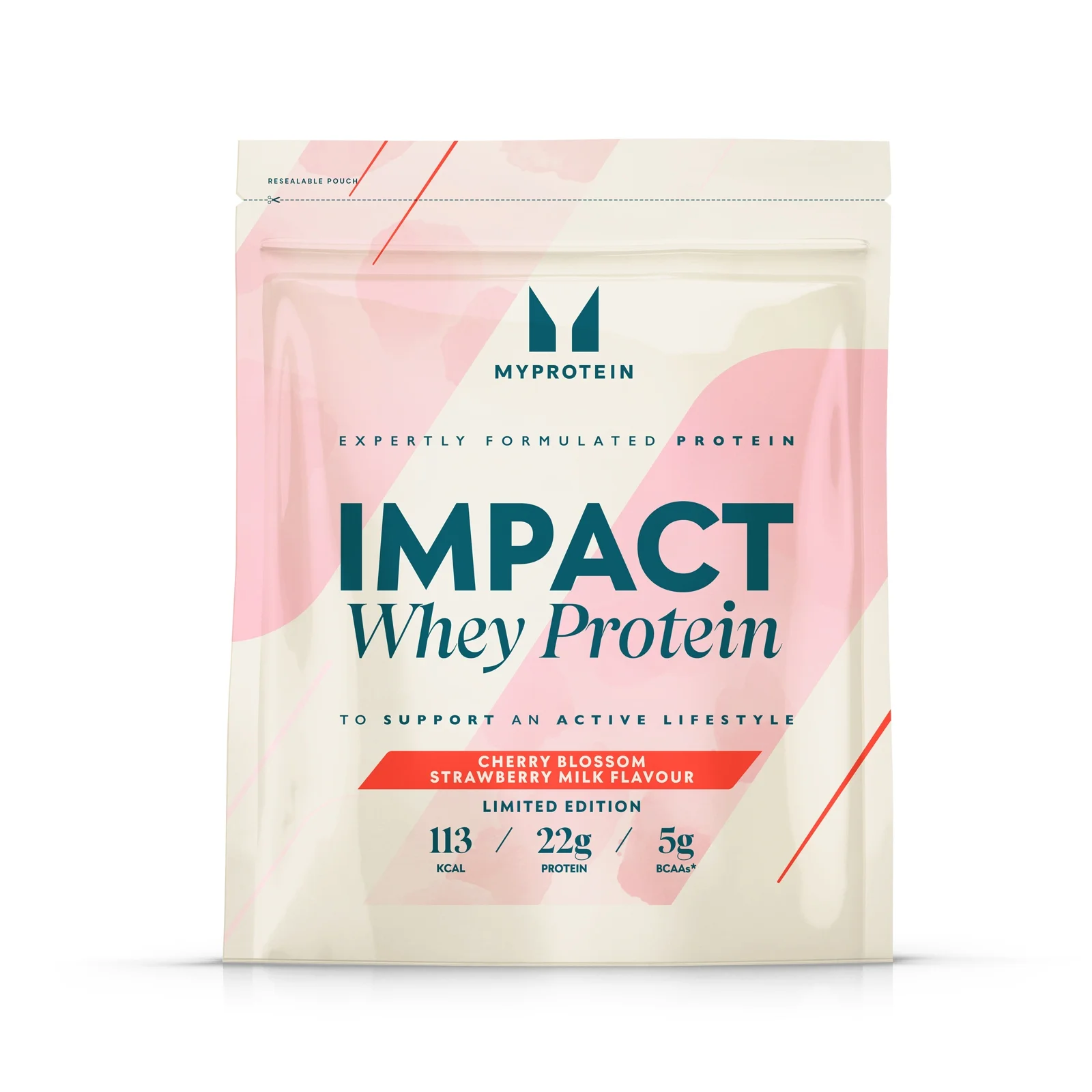 櫻花季限定 草莓牛奶口味 Impact 乳清蛋白粉 - 1kg - 樱花草莓牛奶 圖片 1