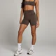 Studio 工作室系列 女士反摺短褲 - 巧克力