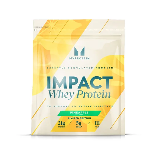 鳳梨牛奶口味 Impact 乳清蛋白粉 - 1kg - 鳳梨