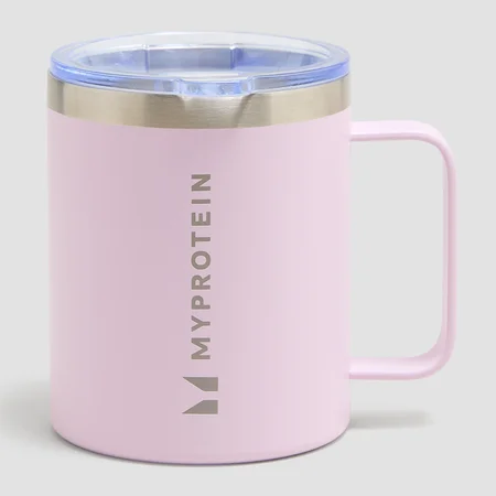 Myprotein 再生金屬咖啡杯 350ml - 粉色