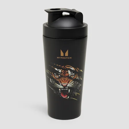 Myprotein Tiger 再生金屬搖搖杯 - 黑色